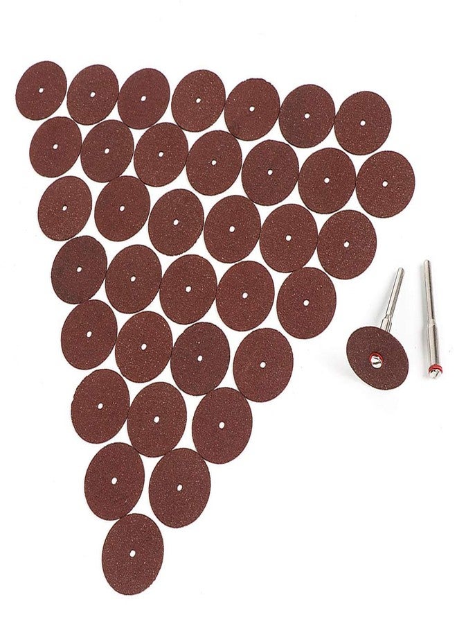 SWISSO Resin Abrasive Cutting, Grinding & Sanding Wheels | High-Performance Cutting Disc for Metal, Wood, Stone & Jewellery | Rotary Tool Compatible 36 Packs - Image 1